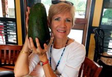 Mujer encuentra aguacate del tamaño de su cabeza en Hawai