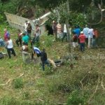 Camión presenta fallas y cae en abismo en Jinotega
