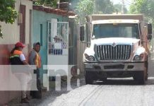 Comuna capitalina supervisa mejoramiento vial en el barrio Waspan Sur Nicaragua, Managua, alcaldía, mejoramiento vial,