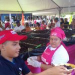 Nicaragua: 10 mil porciones de almíbar repartieron en el puerto Salvador Allende