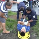 Conductor invade carril y provoca accidente en pista Altamira, dejando un lesionado