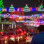 Casi listos altares a la Virgen María en la Avenida de Bolívar a Chávez