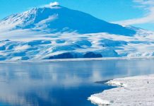 Encuentran unos 100 volcanes bajo el hielo de la Antártida