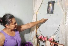 Aparece silueta de la Virgen de Fátima en vivienda de Managua