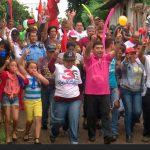 Fórmula del FSLN en Managua recorre barrios en el Distrito IV