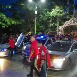 Exhibición de autos modificados en Diriá