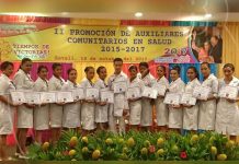MINSA cuenta con 15 nuevos auxiliares comunitarios de la salud en Estelí