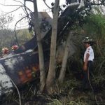Avión se sale de la pista y se accidenta en zona 13; dos heridos