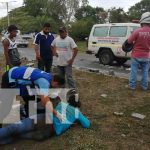 nicaragua, accidente, camion, bloques, ayudante, carretera sur,