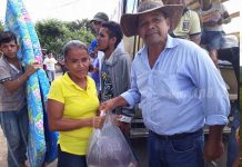 Familias afectadas por lluvias reciben ayuda en Boaco