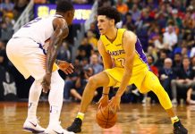 Ball roza el triple doble y los Lakers derrotan a los Suns
