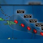 María llega al sur de Guadalupe, alerta roja en San Martín y San Bartolomé