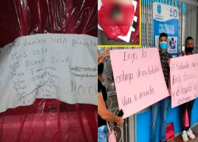 colombia, padres, bebe, recibimiento, rata muerta, autoridades,