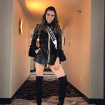 Miss Nicaragua a su paso por el Miss Universo