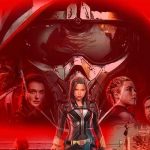 cine, taskmaster, black widow, poster, marvel, pelicula,