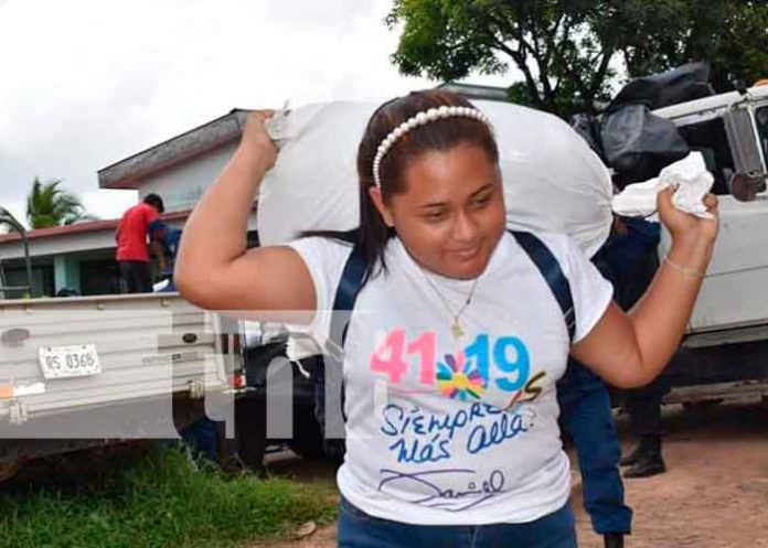 Nicaragua, caribe sur, paquetes alimenticios, gobierno,