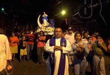 Continúan rezos a la concepción de María en Boaco
