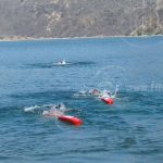 Bomberos realizan buceo con Unidad de Búsqueda y Rescate