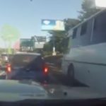 Captan nueva imprudencia de busero en Managua (Video)