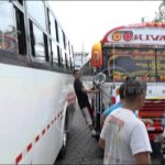 Buses protagonizan accidente en el Iván Montenegro