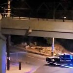 mexico, tijuana. enfrentamiento, carteles, encuentran cabeza, puente,