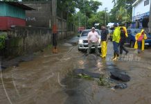 ALMA realiza labores de limpieza y rehabilitación de vías
