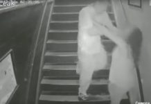 Este es el momento en el que un criminal trata de violar a una mujer en plena calle