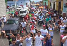 Jóvenes chichigalpinos realizan caminata en celebración al Repliegue Táctico