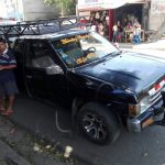 Joven es atropellada por camioneta en barrio de Managua