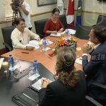 Canciller de Nicaragua se reúne con embajador de Canadá