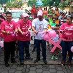 Realizan tercer caminata de lucha contra el cáncer en Bluefields, RACCS