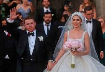 fotos, canelo alvarez, fernanda gomez, boda, realeza, viral, matrimonio,