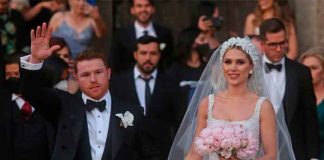 fotos, canelo alvarez, fernanda gomez, boda, realeza, viral, matrimonio,