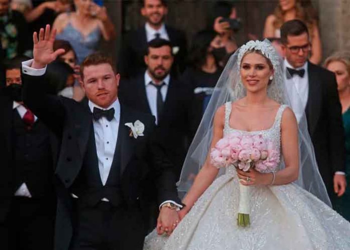 canelo-alvarez- fotos, canelo alvarez, fernanda gomez, boda, realeza, viral, matrimonio,