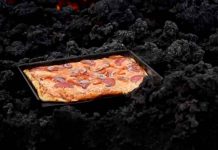 Pizza horneada sobre la lava de un volcán conquista la Red guatemala, pizza, volcan,