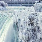 Cataratas del Niágara congeladas tras ola de frío