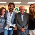 Cristián de la Fuente recibe las llaves de la ciudad de Miami
