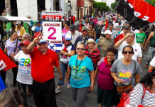 Población respalda a candidatos del FSLN por más progreso, paz y unidad en Chinandega