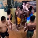 estados unidos, pelea, parque de diversiones,