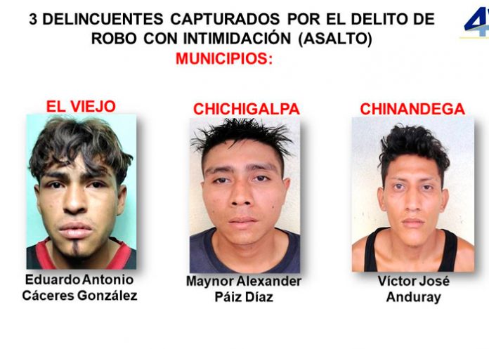 Nicaragua, Chinandega, Policía nacional , delincuentes,
