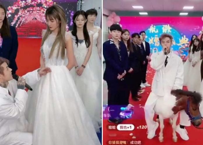 china, influencer, pedida de mano, novia,