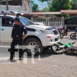 Accidente de tránsito deja daños materiales en Siuna