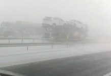 EE.UU: Al menos un muerto en enorme choque múltiple bajo tormenta de nieve