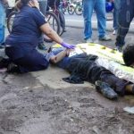 Ciclista es atropellado por el conductor de una camioneta en carretera a Masaya