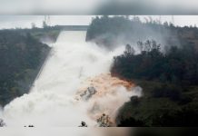 Evacuación masiva en California ante daños en represa por lluvias