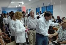Inauguración de clínica médica provisional en Jinotega