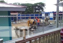 Supervisan remodelación de Colegio República de Cuba en Managua