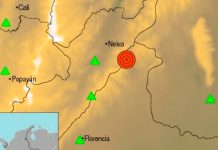 Un sismo de magnitud 4,6 sacude el centro de Colombia