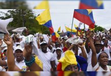 Siguen protestas en el principal puerto del Pacífico de Colombia