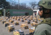 Colombia reporta incautación récord de cocaína rumbo a España